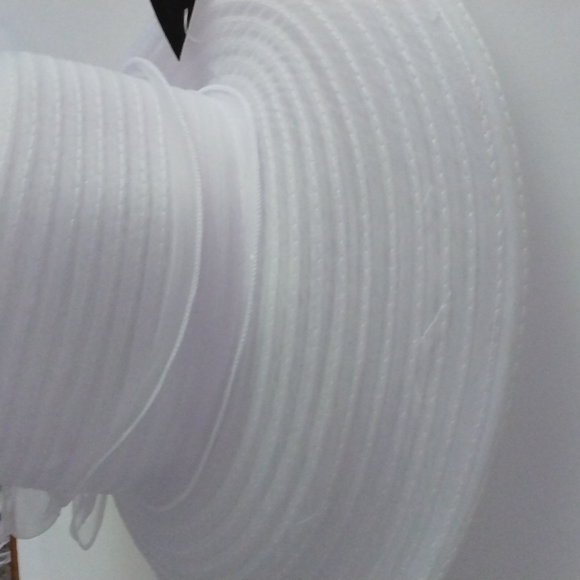 White Organza Hat by Forbusite - Picture 14 of 15